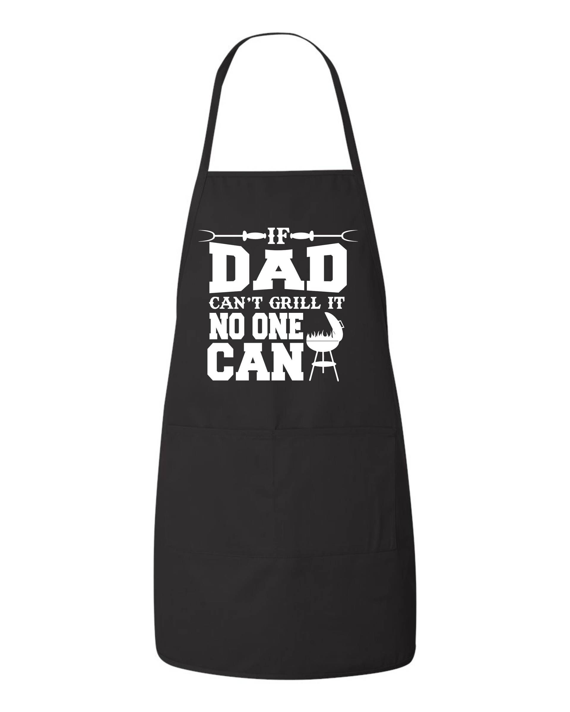 Wenn Papa Es Grill Kann Nicht Niemand Lustige Bbq Vatertag Geschenk Schürze von FreedomTeesUSA