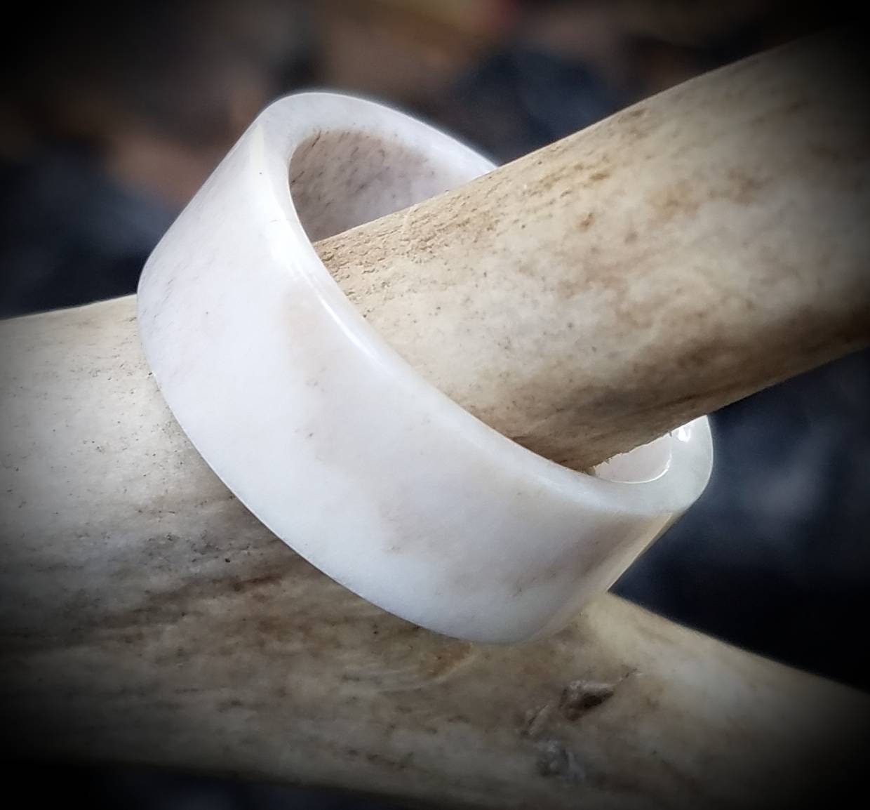 Natürliche Geweih Ring Natürliche Geweih Ring von FreedomringsByKarl
