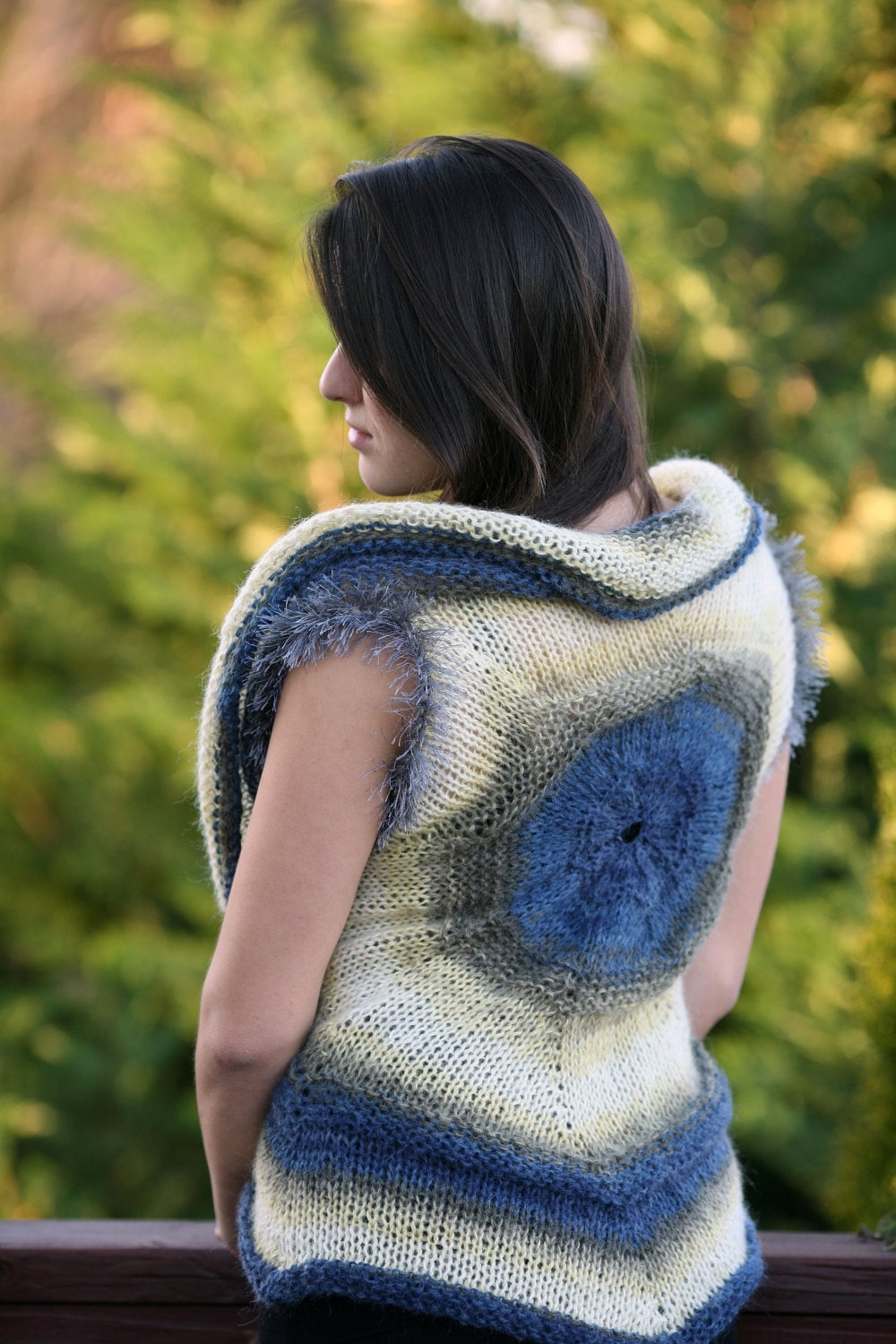 Schöne Hand Gestrickte Pullover Weste Schöne Hand Gestrickte Pullover Weste von Freeformsweaters