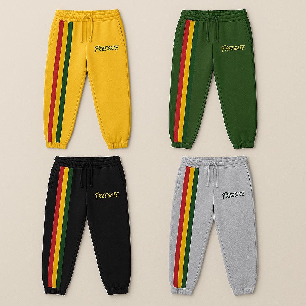 Rasta-Inspirierte Jogginghose - Freegate Unisex Jogger. Urban Streetwear/Reggae Rasta-Inspirierte Jogginghose - Freegate Unisex Jogger. Urban Streetwear/Reggae von FreegateWear