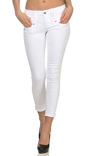 Freeman T Porter Alexa Cropped Jeans 10white, weiß, XXS von Freeman T. Porter