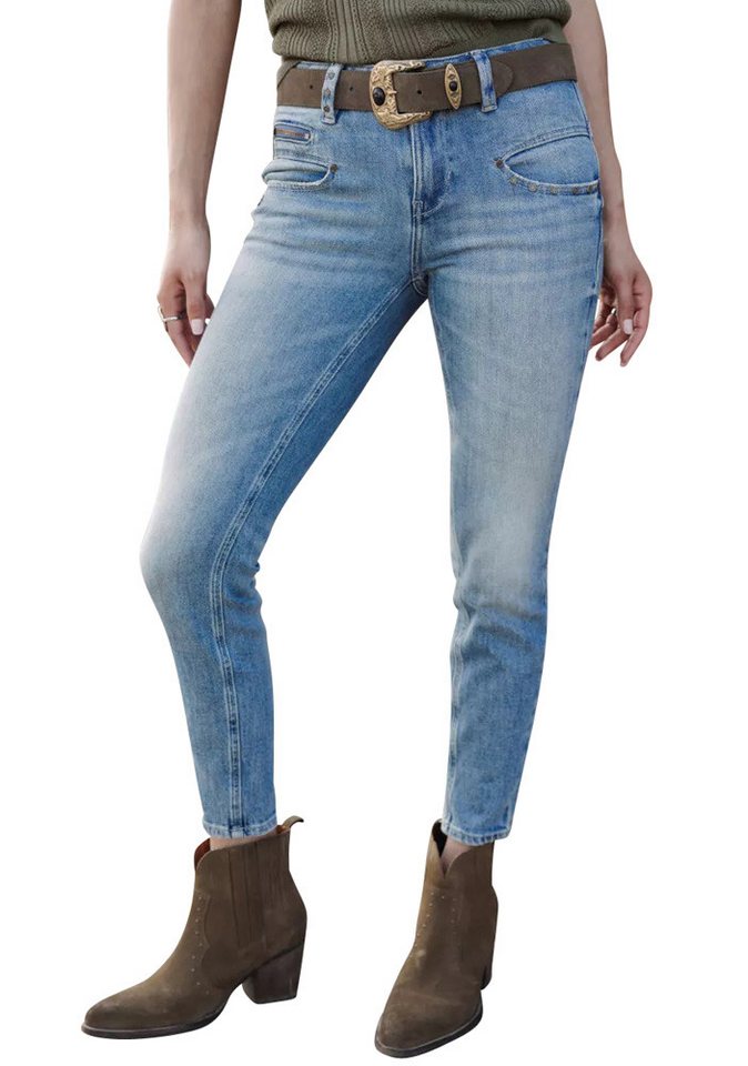 Freeman T. Porter 7/8-Jeans Alexa High Waist Cropped Super Stretch Denim pirana Achtung - Gürtel nicht mit im Lieferumfang! dient nur als Dekoration! von Freeman T. Porter