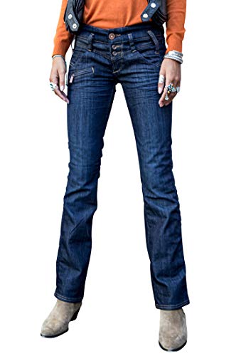 Freeman T. Porter Amelie stretch Denim eclipse Damen Jeans, Blau, 28W x 34L von Freeman T. Porter