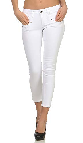 FREEMAN T. PORTER Damen Jeans Alexa White Denim XS von Freeman T. Porter