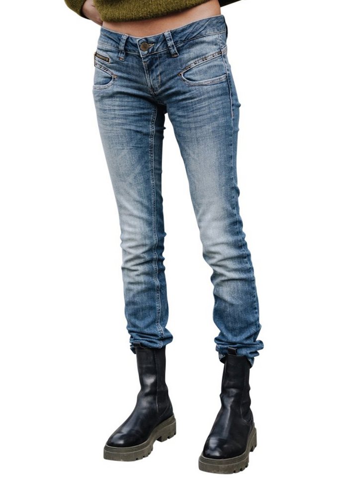 Freeman T. Porter Slim-fit-Jeans Alexa Low Waist Super stretch Denim pacific Freeman T. Porter Slim-fit-Jeans Alexa Low Waist Super stretch Denim pacific von Freeman T. Porter