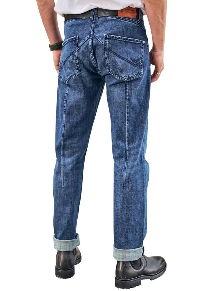 Freeman T. Porter Straight-Jeans Access stretch Denim bathilda Achtung! - Gürtel nicht im Lieferumfang - dient nur zur Dekoration! von Freeman T. Porter