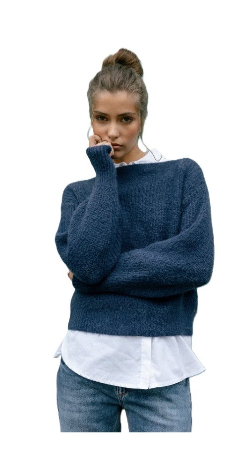 Freeman T. Porter Strickpullover Peria Rib - Pullover mit U-Boot-Ausschnitt - Strickpullover von Freeman T. Porter