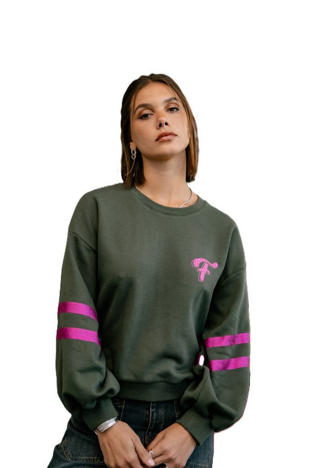 Freeman T. Porter Sweatshirt Sheldone Glitter - Oversize - Pullover von Freeman T. Porter