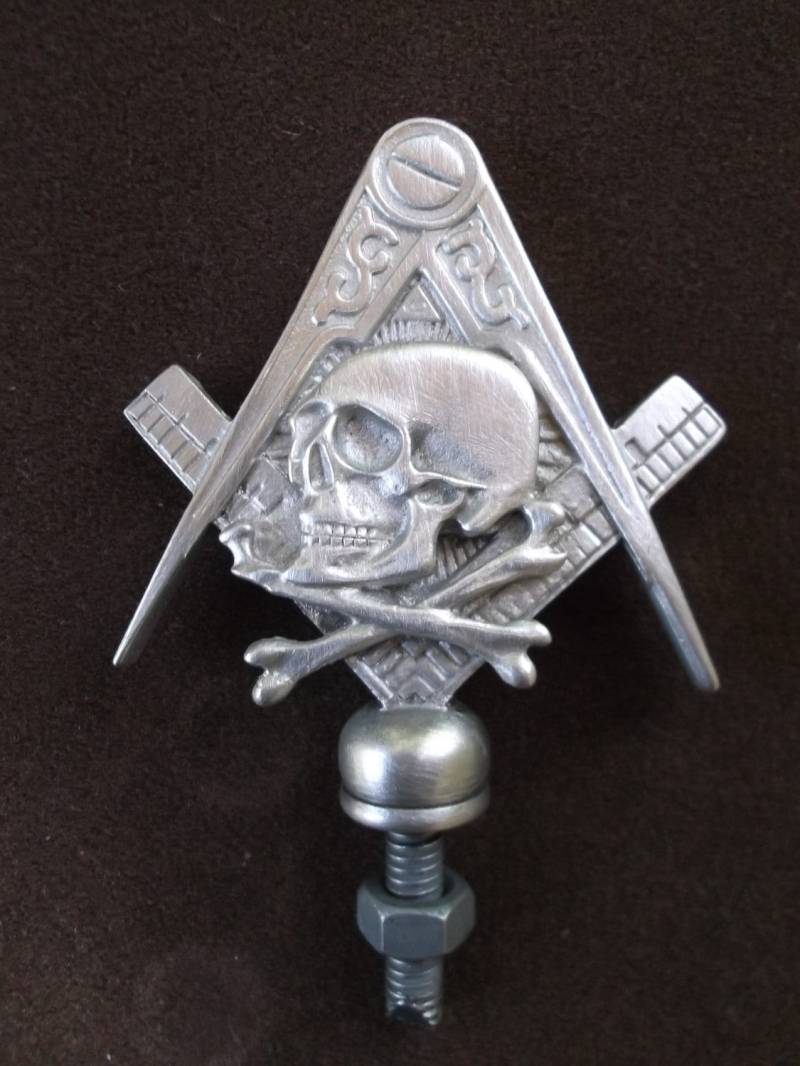 Freimaurer, Hiram Abiff, Zirkel Und Winkel, Haubenverzierung von FreemasonsStore