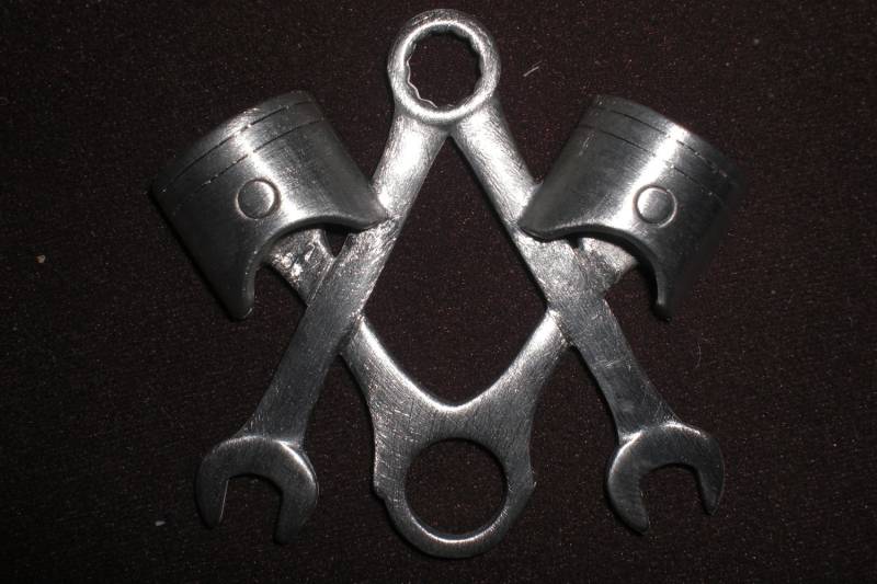 Freimaurer, Kolben Und Schrauben, Kompass Quadrat, Freimaurer Symbol, Weste Anstecker von FreemasonsStore