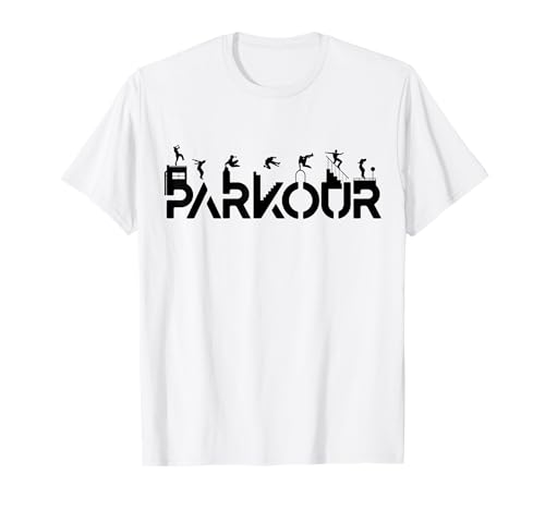 Freerunner Parkour Shirts | Damen & Unisex Kinder | Parkour-Freerunning-Shirt | Weiß | S | Kurzarm Freerunner Parkour Shirts | Damen & Unisex Kinder | Parkour-Freerunning-Shirt | Weiß | S | Kurzarm von Freerunner Parkour Shirts