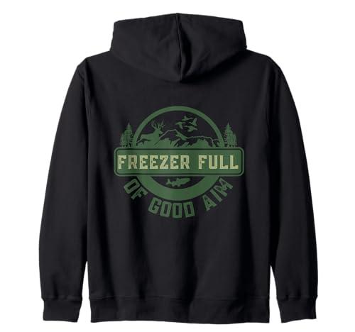 Gefrierschrank voller guter Ziele Jagdsaison Jäger Papa Männer Frauen Kapuzenjacke Gefrierschrank voller guter Ziele Jagdsaison Jäger Papa Männer Frauen Kapuzenjacke von Freezer Full of Good Aim