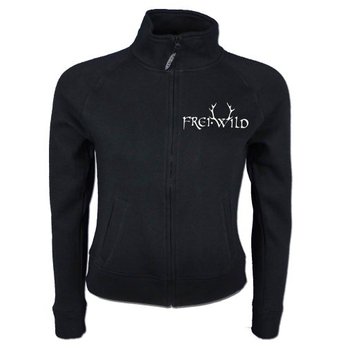 Frei.Wild - Geweih Girlie Sweatjacke, schwarz, Grösse L von Frei.Wild Girls