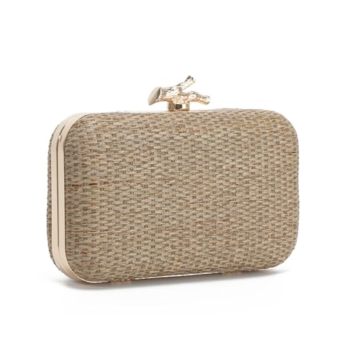 Freiesoldaten Frauen Stroh Abendtasche Handgeflochtene Clutch Geldbörse Hochzeit Party Sommer Strand Handtasche Umhängetasche Freiesoldaten Frauen Stroh Abendtasche Handgeflochtene Clutch Geldbörse Hochzeit Party Sommer Strand Handtasche Umhängetasche von Freiesoldaten