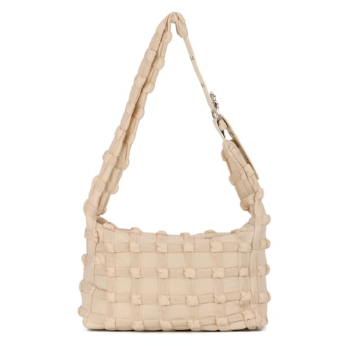 Freisoldaten Puffer Umhängetaschen für Frauen Gepolstert Blase Crossbody Geldbörse Leichtgewicht Weiche Tragetasche von Freiesoldaten