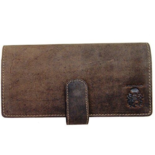 Baron of MALTZAHN Langbörse Portemonnaie mit iPhonefach BERGGRUEN aus Leder von Freiherr von Maltzahn