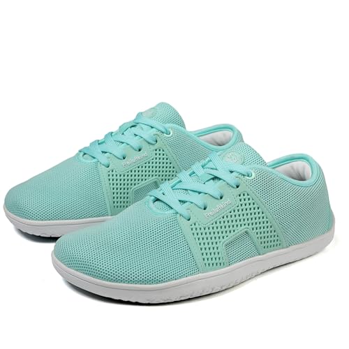 Freiluftkind® Hokkaido (Größe 42 Mint) – gesunde Barfußschuhe Sneaker – Sneaker Barfußschuh für den Alltag – Entlasten Füße, Gelenke & Körper – Barfußschuhe für Damen und Herren von Freiluftkind