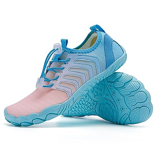 Freiluftkind Das Original Runner Pro 2.0 rutschfeste Barfußschuhe (Hellblau/Größe EU 36) – der perfekte Barfußschuh für Dein Abenteuer – Barfusslaufschuhe Barfuss Schuhe von Freiluftkind