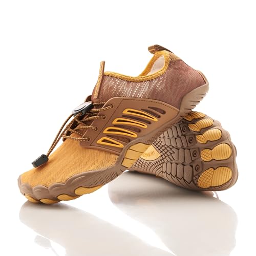 Freiluftkind Das Original – Tokai rutschfeste Barfußschuhe (Bronze/Größe EU 47) – Tokai der perfekte Barfußschuh für Dein Abenteuer – Barfusslaufschuhe Barfuss Schuhe Barefoot Shoes von Freiluftkind