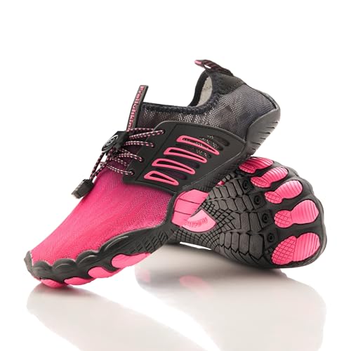 Freiluftkind Das Original – Tokai rutschfeste Barfußschuhe (Pink/Größe EU 37) – Tokai der perfekte Barfußschuh für Dein Abenteuer – Barfusslaufschuhe Barfuss Schuhe Barefoot Shoes von Freiluftkind