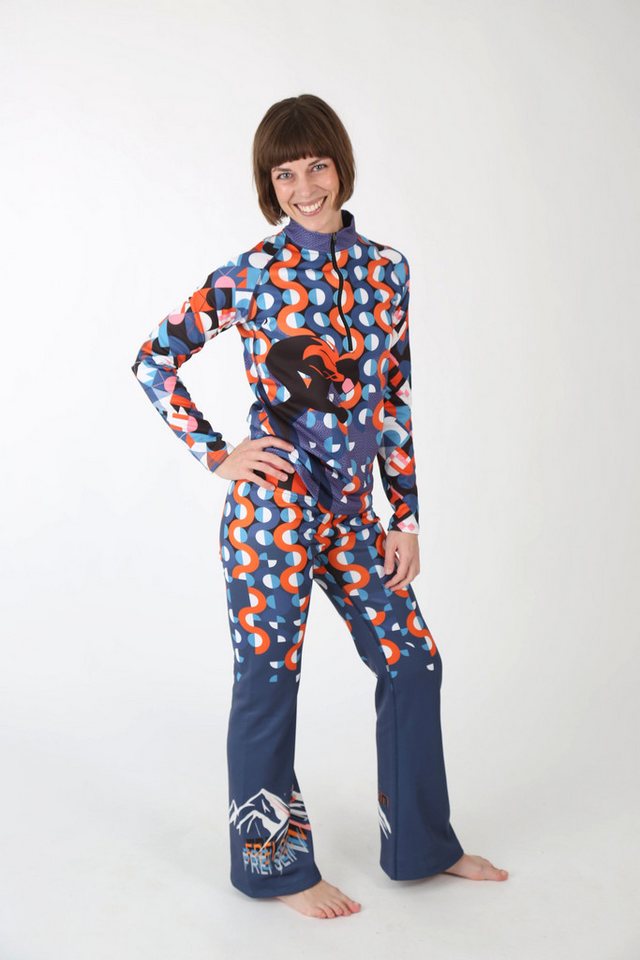 Freisein Project Funktionsshirt AbFahrt Retro-inspirierter Druck von Freisein Project