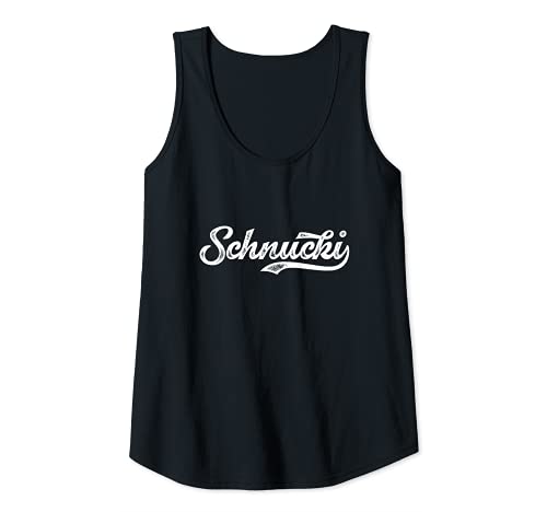 Damen SCHNUCKI Schriftzug Retro Vintage weiss Bayern Tank Top Damen SCHNUCKI Schriftzug Retro Vintage weiss Bayern Tank Top von Freistaat Bayern Geschenke by servus bavaria
