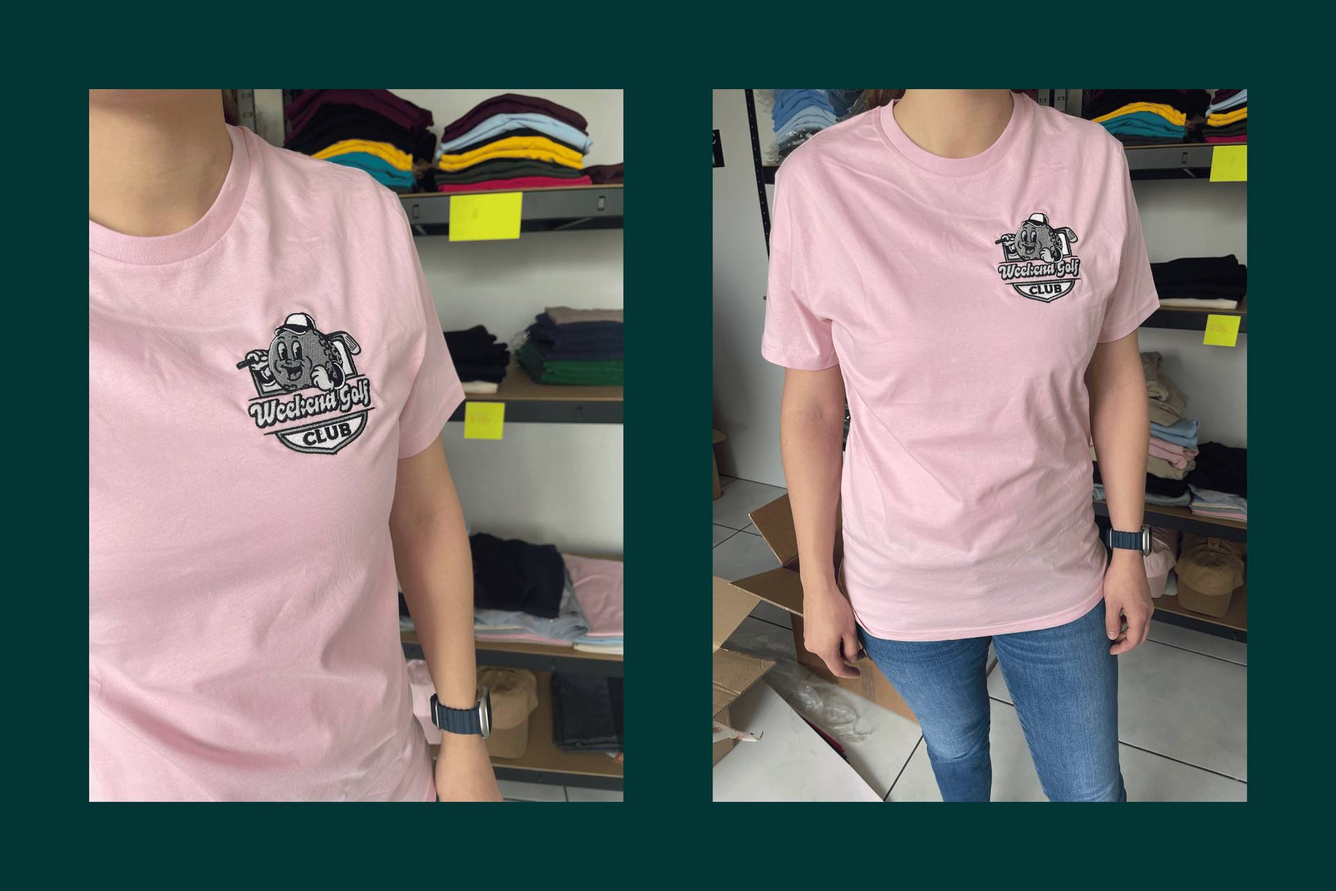 Golf T-Shirt - Shirt Mit "Weekend Club" Bestickung Hochwertiges Geschenk Für Golfer Golf T-Shirt - Shirt Mit "Weekend Club" Bestickung Hochwertiges Geschenk Für Golfer von Freizeitgolf