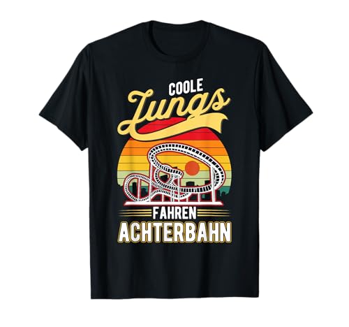 Coole Jungs fahren Achterbahnfahrer Achterbahn T-Shirt Coole Jungs fahren Achterbahnfahrer Achterbahn T-Shirt von Freizeitpark Roller Coaster Kleidung