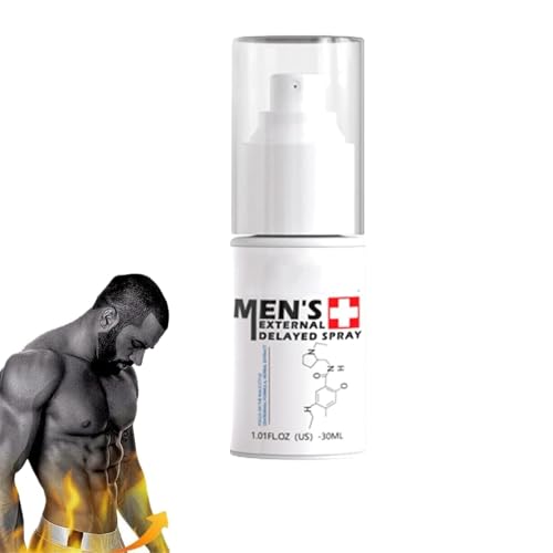 Lang anhaltendes Verzögerungsspray für Männer, äußerlich wirksame Verzögerungssprays für Männer, kraftvolle und dauerhafte Verzögerungswirkung, Hochleistungs-Sprühgerät für Män-ner (1pcs) von Frenaki