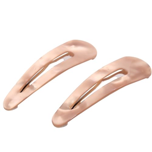 French Amie Clic Clac Haarspangen, groß, handgefertigt, Zelluloid-Acetat, 2 Stück, rutschfeste Seiten-Haarspange für Damen und Mädchen, glänzend goldfarben French Amie Clic Clac Haarspangen, groß, handgefertigt, Zelluloid-Acetat, 2 Stück, rutschfeste Seiten-Haarspange für Damen und Mädchen, glänzend goldfarben von French Amie
