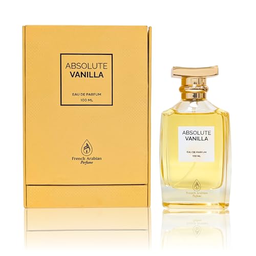 French Arabian Perfumes Absolute Vanilla Parfum 100 ml - Unisex Bernstein Vanille Duft für Frauen und Männer - Holzduft weich und warm mit Vanille von French Arabian Perfumes