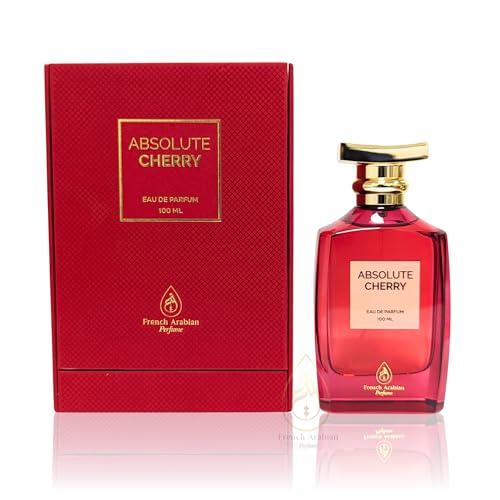 French Arabian Perfumes Parfum Absolute Cherry 100 ml – Amber und blumiger Duft Lost Cherry – Schwarzkirschgeschmack, Tonkabohne, Sandelholz, Vanille – Parfümzerstäuber von French Arabian Perfumes