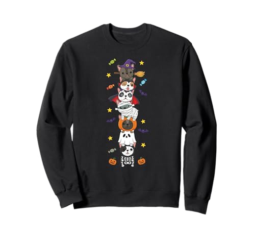 Lustige französische Bulldogge Hexe Geist Halloween Kinder Herren Damen Sweatshirt Lustige französische Bulldogge Hexe Geist Halloween Kinder Herren Damen Sweatshirt von French Bulldog Lovers Halloween Skeleton Mummy