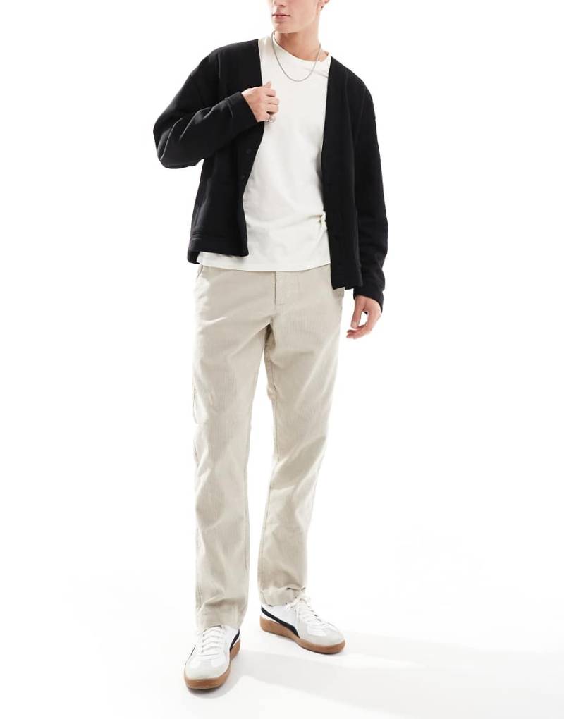French Connection - Cordhose in Steinbeige mit schmalem Bein-Neutral von French Connection Mens