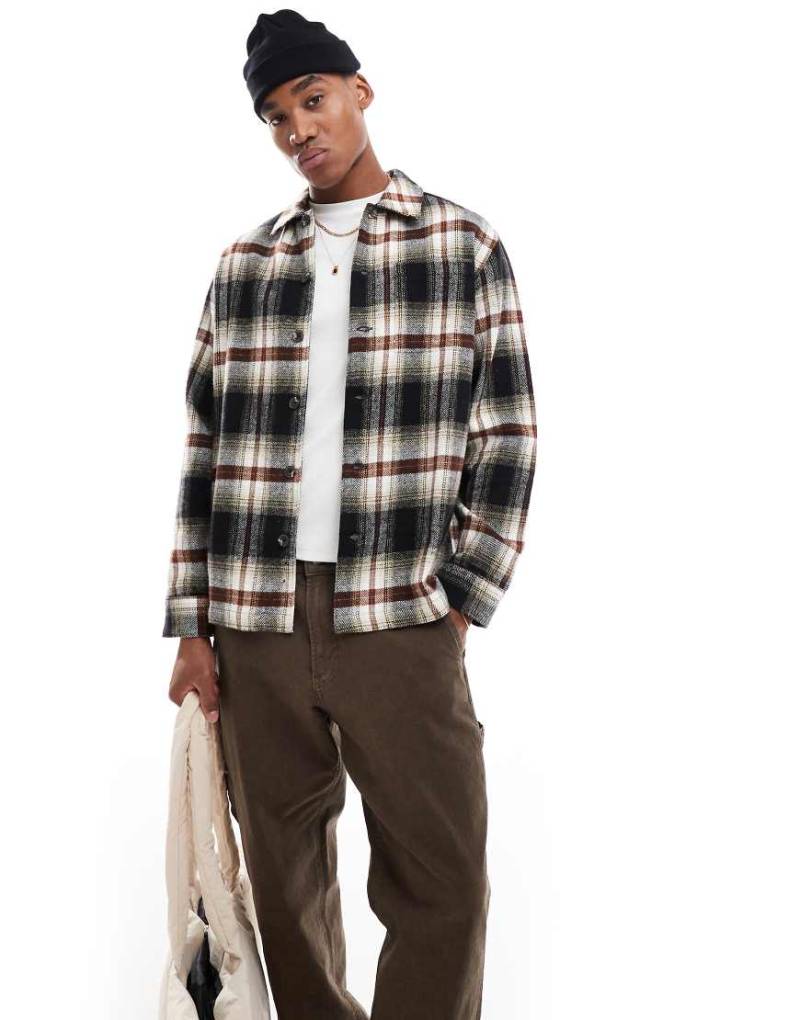 French Connection - Hemdjacke in Braun kariert-Bunt von French Connection Mens
