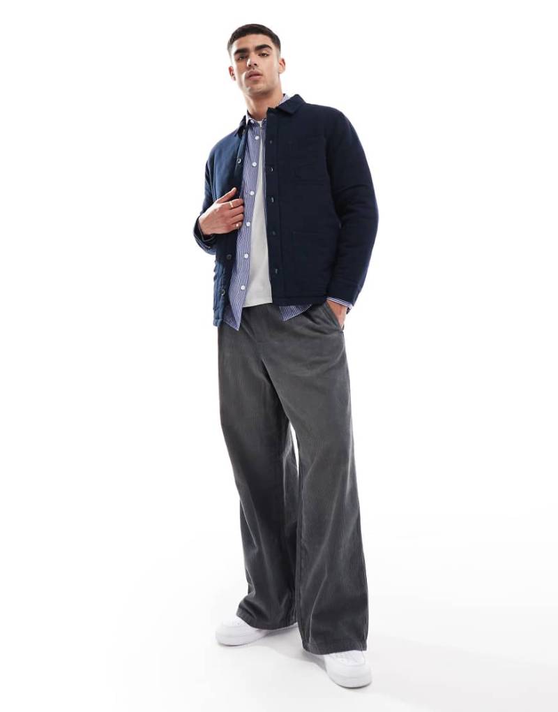 French Connection - Utility-Hemdjacke in Marineblau mit Taschen von French Connection Mens