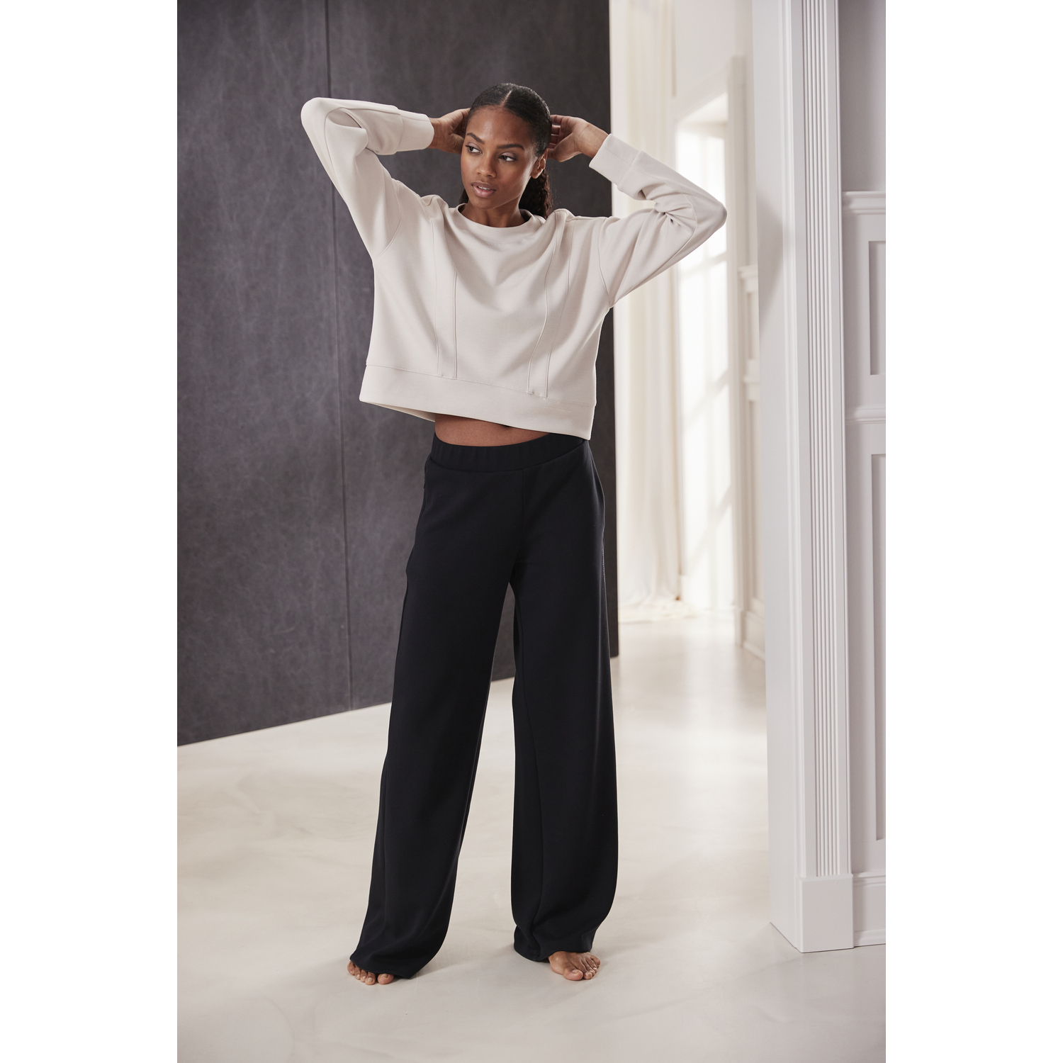 FRENCH CONNECTION Loungehose Damen schwarz Gr.40/42 von French Connection