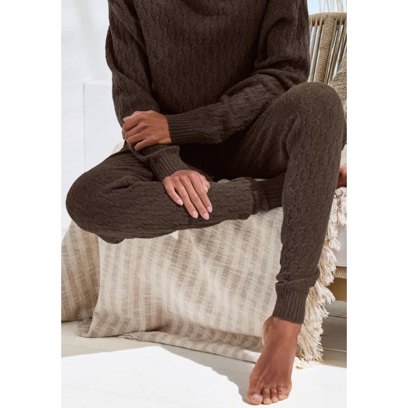 FRENCH CONNECTION Strickhose Damen braun Gr.32/34 von French Connection