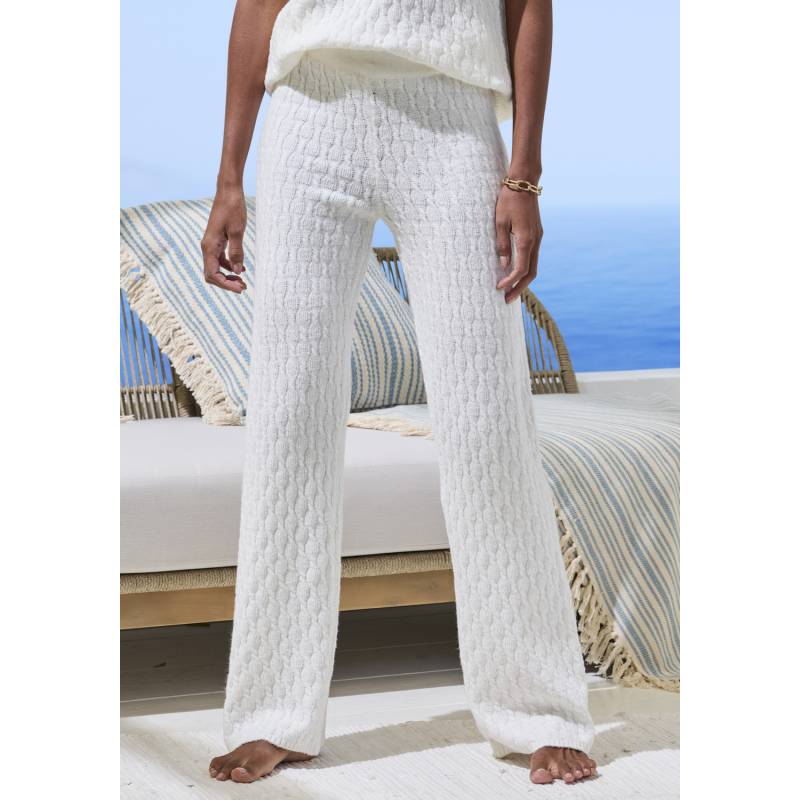 FRENCH CONNECTION Strickhose Damen creme Gr.48/50 von French Connection