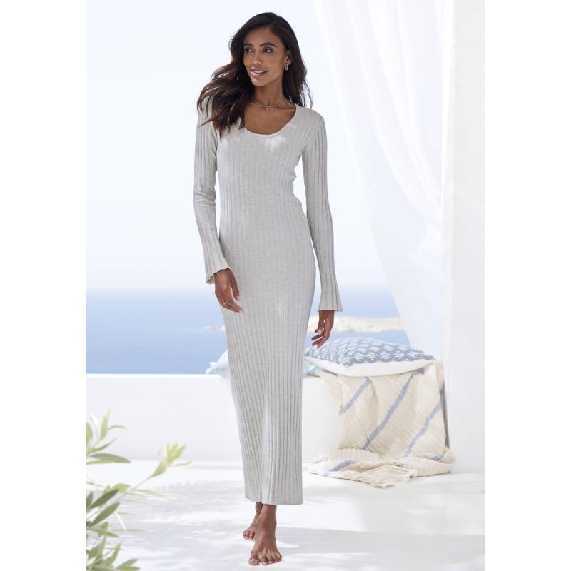 FRENCH CONNECTION Strickkleid Damen hellgrau-meliert Gr.40/42 von French Connection