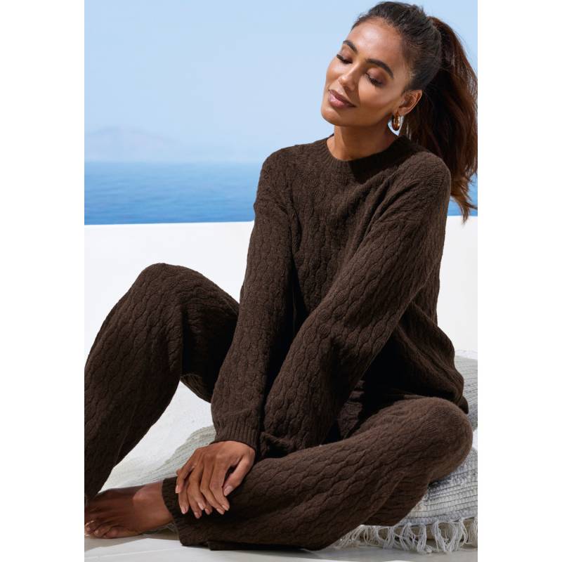 FRENCH CONNECTION Strickpullover Damen braun Gr.44/46 von French Connection