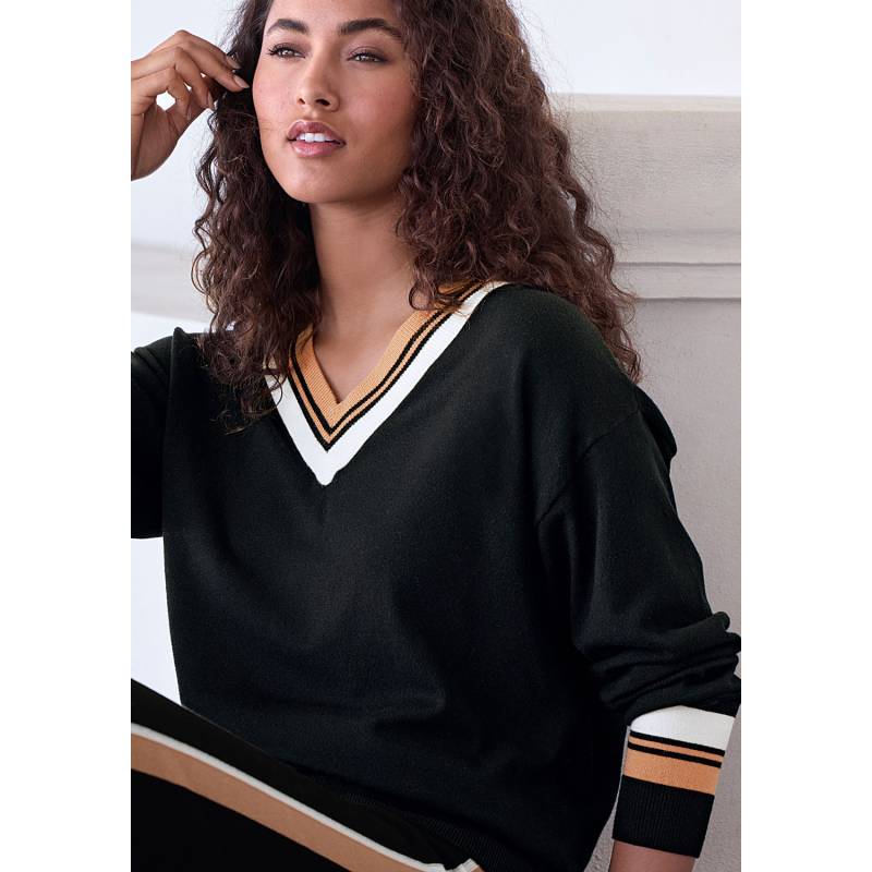 FRENCH CONNECTION Strickpullover Damen schwarz Gr.32/34 von French Connection