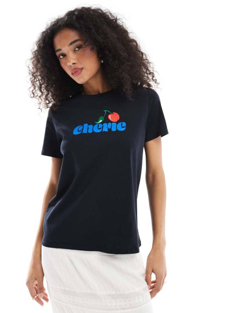 French Connection - Cherie - T-Shirt in Marineblau von French Connection