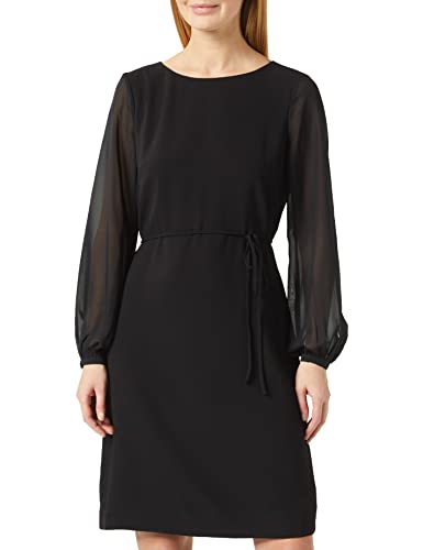 French Connection Damen Addinalla Ballonärmeln Lässiges Kleid, Schwarz, 38 von French Connection