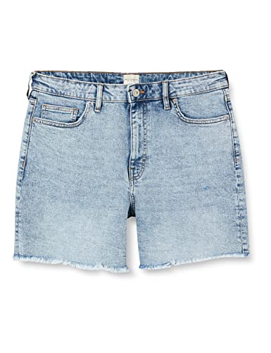 French Connection Damen Conscious Stretch Boyfriend Jeans-Shorts, Ausgebleicht, 36 von French Connection