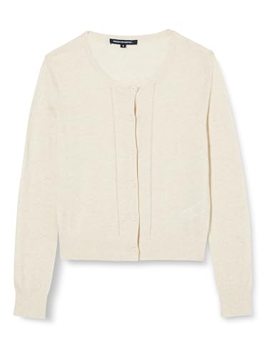 French Connection Damen Spring Light Knts Lngslv Cardi Strickjacke, Haferflocken, S von French Connection