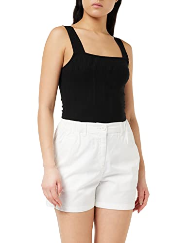 French Connection Damen Vaughn City Baumwolle Lässige Shorts, weiß, 36 von French Connection