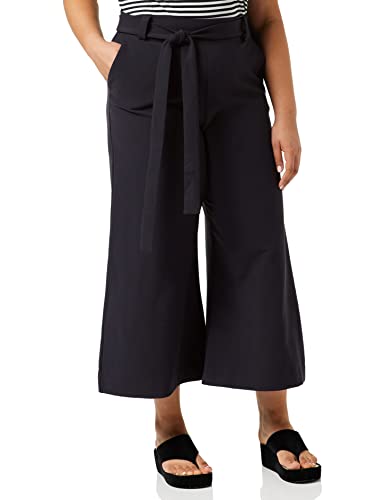 French Connection Damen Whisper Ruth Culottes mit Gürtel Lässige Business-Hose, Utility Blau, 36 von French Connection