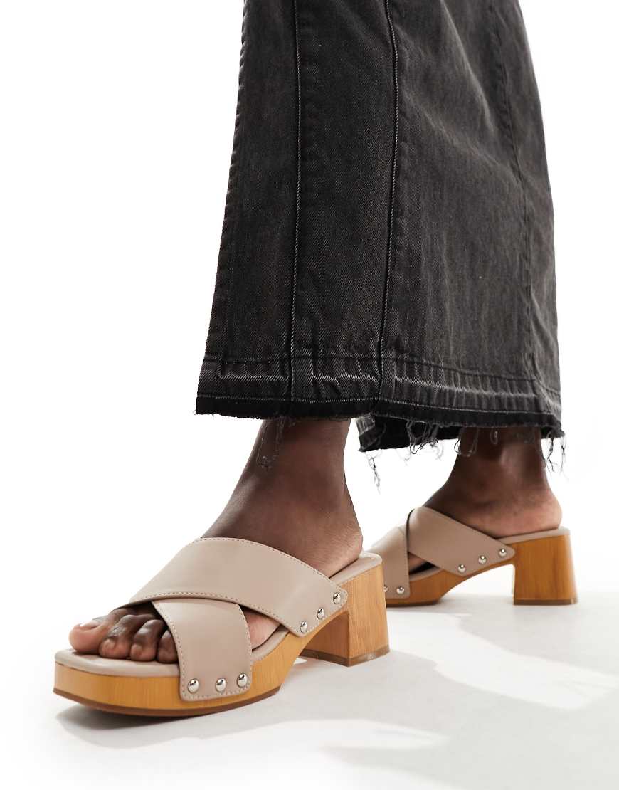 French Connection - Sandalen in Taupe mit dickem Absatz-Neutral French Connection - Sandalen in Taupe mit dickem Absatz-Neutral von French Connection