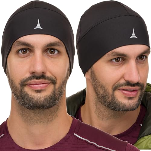 French Fitness Revolution - Schweißabweisende, Atmungsaktive Laufmütze, Helmfutter - Optimale Feuchtigkeitsableitung - Ideal zum Tragen unter einem Helm von French Fitness Revolution